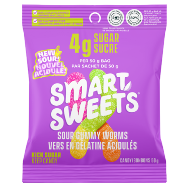 Smart Sweets Sour Gummy Worms