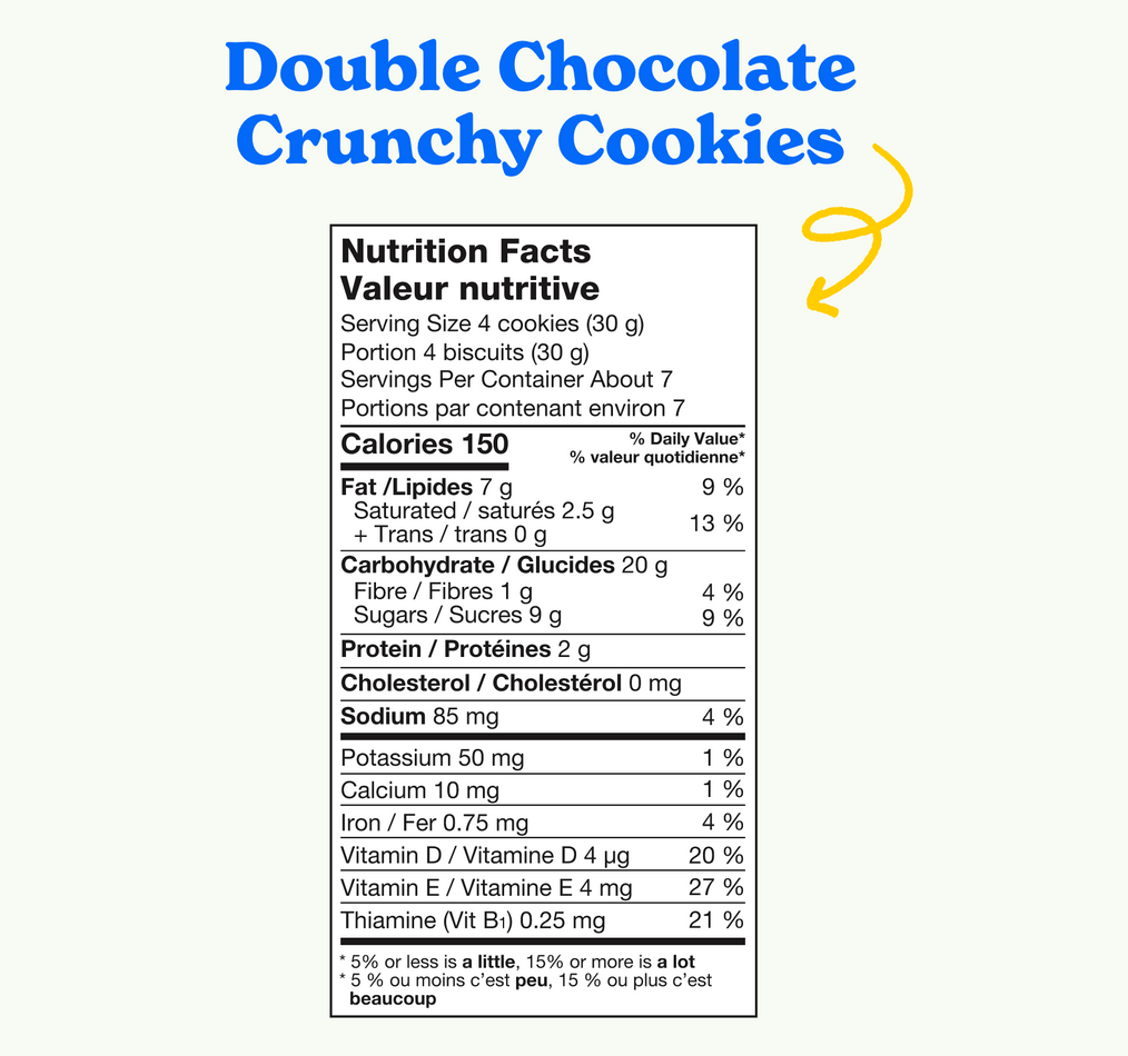 Made Good Double Chocolate Cookies
