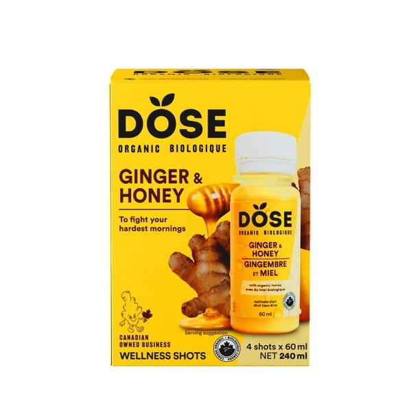 Ginger & Honey Wellness Shot 4 Pack