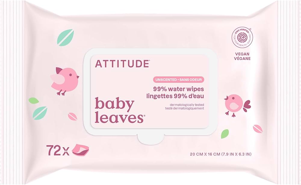 Attitude Fragrance Free Baby Wipes