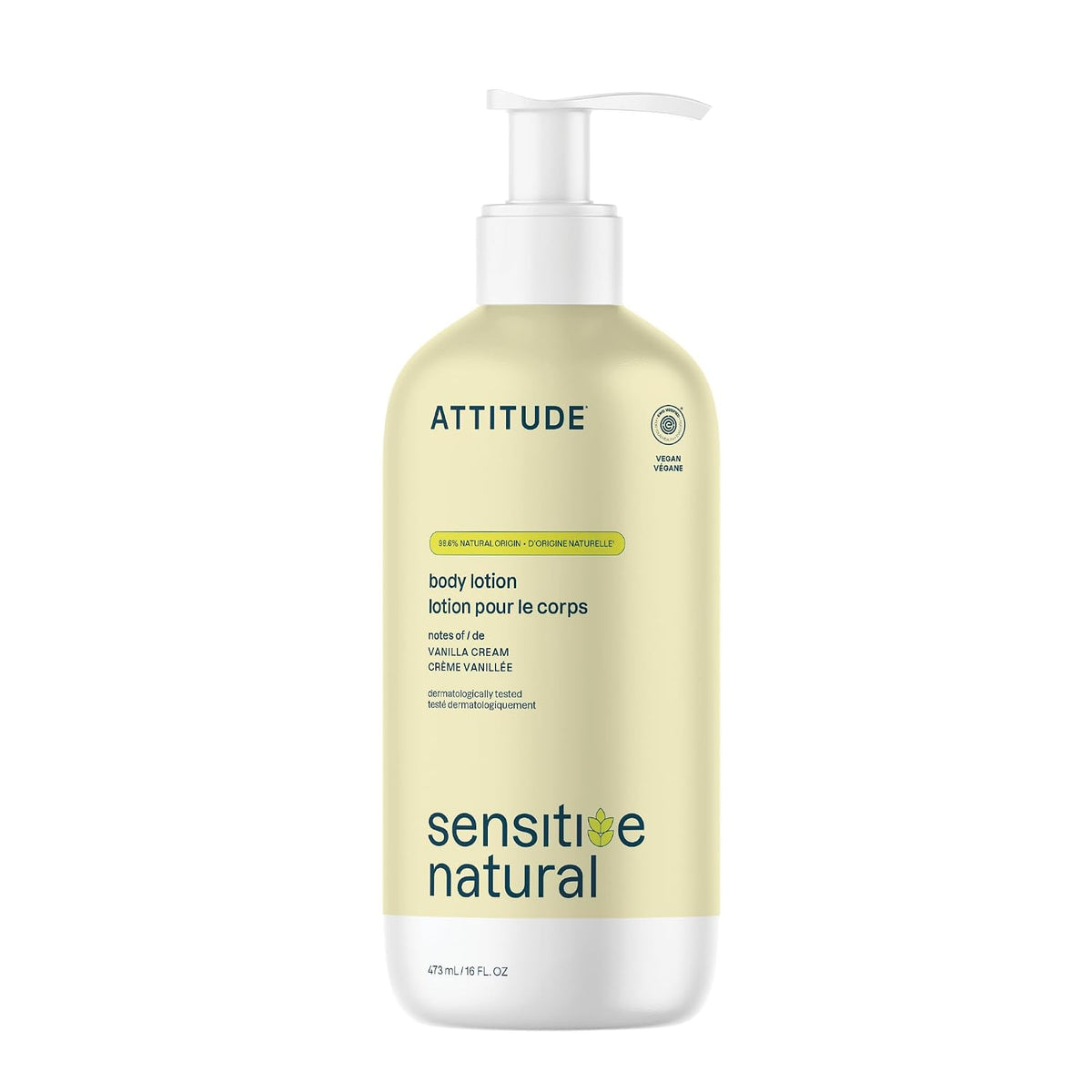 Attitude Vanilla Cream Body Lotion