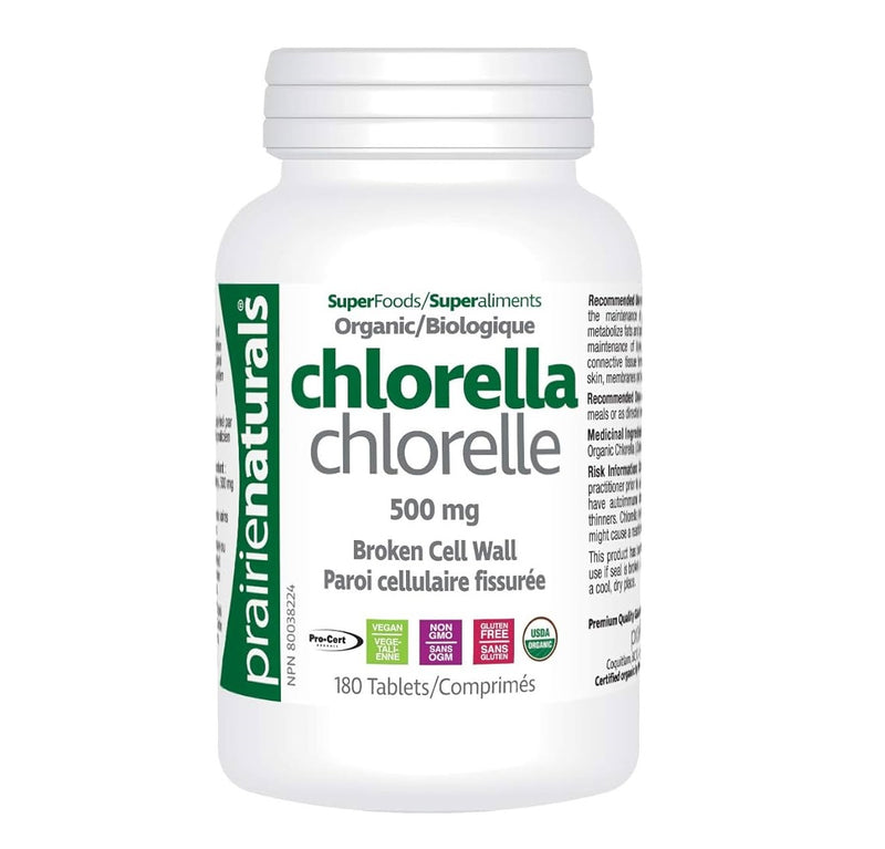 Organic Chlorella - 500Mg