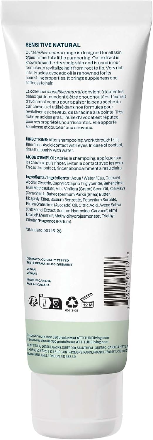 Attitude Nourishing Oat + Avacado Oil Conditioner