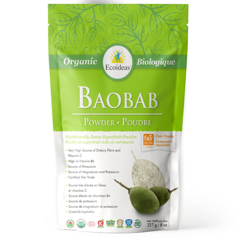 Organic Baobab Fruit Pulp Powder