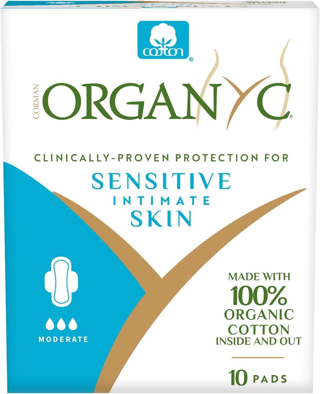 Organyc Organic Moderate Flow Pads