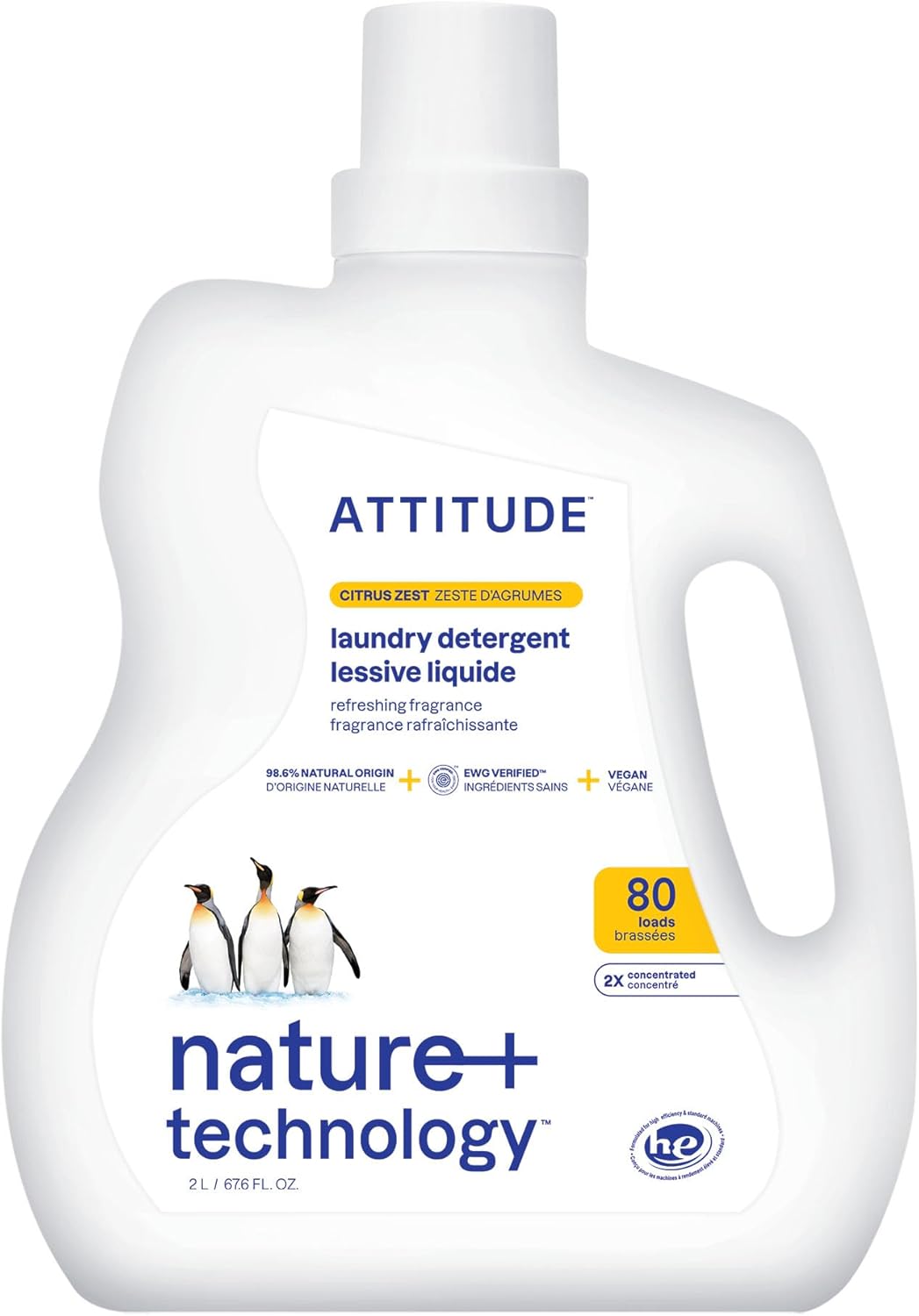 Attitude Citrus Zest Laundry Detergent