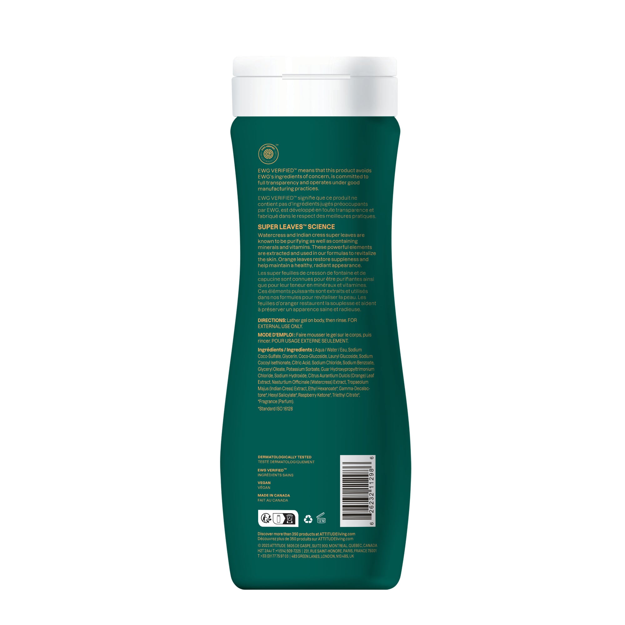 Orange Leaves Shower Gel