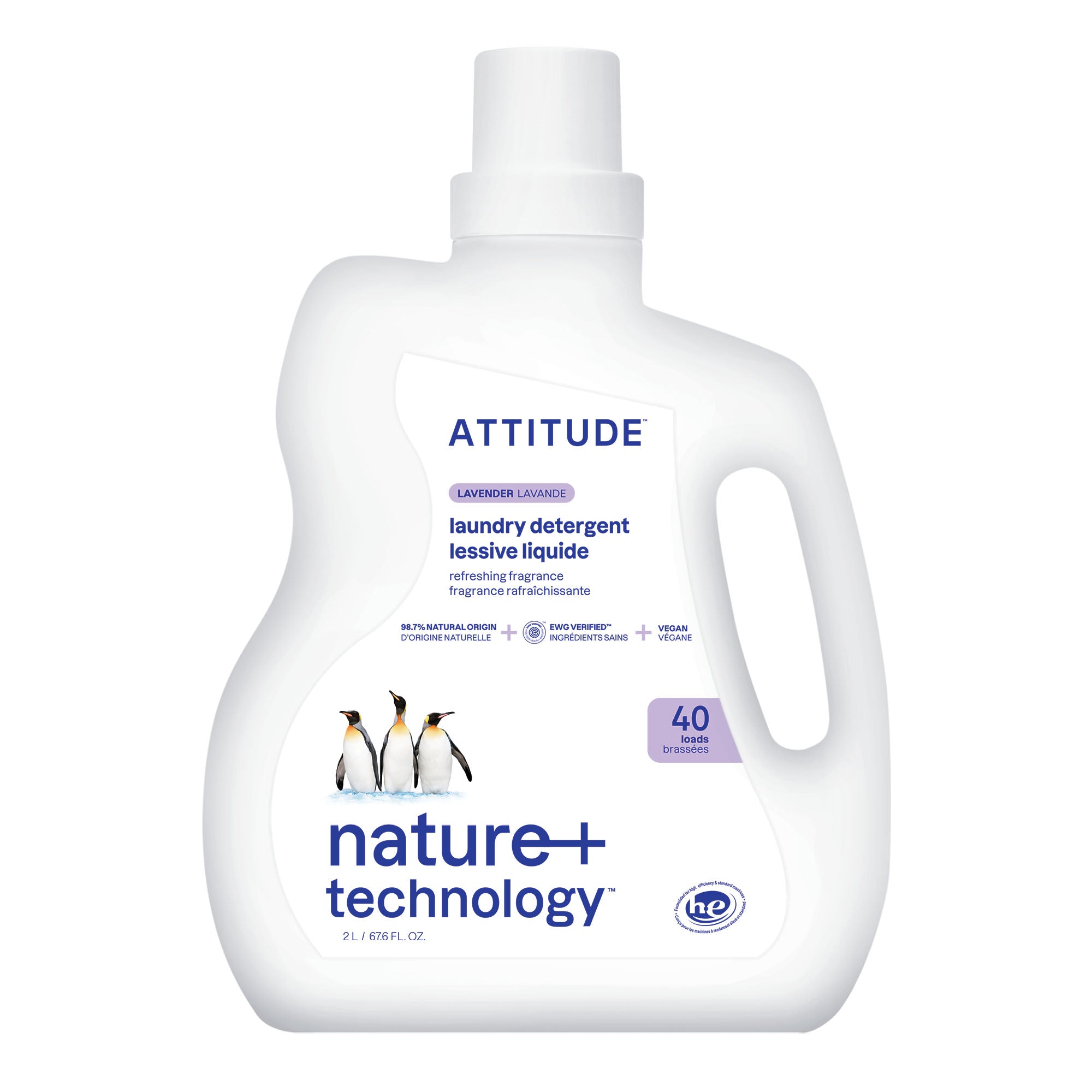 Attitude Lavender Laundry Detergent 40 Loads