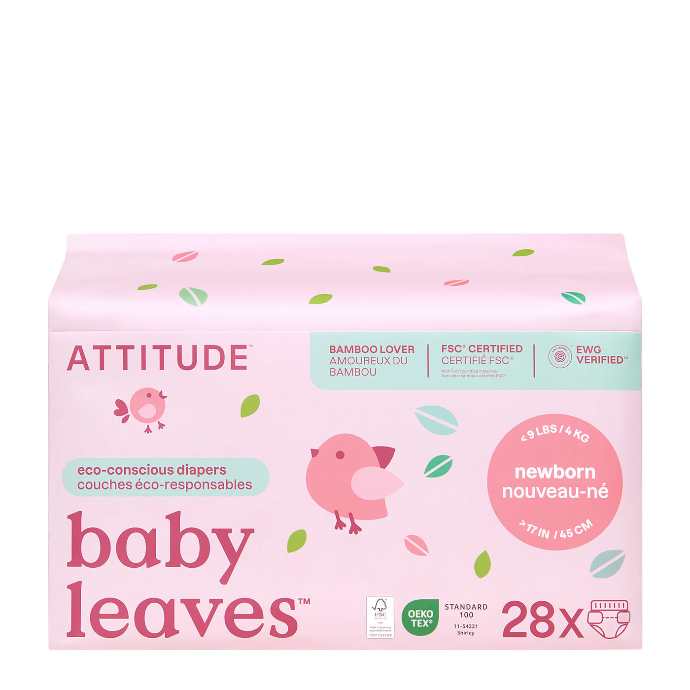 Bamboo Newborn Baby Diapers Up To 4kg