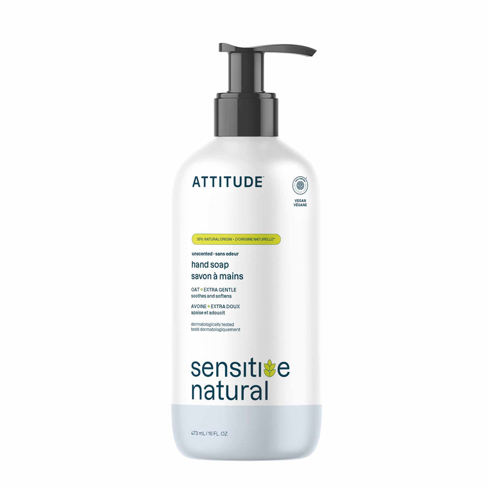 Attitude Unscented Oat Extra Gentle Sensitive Hand SOAP