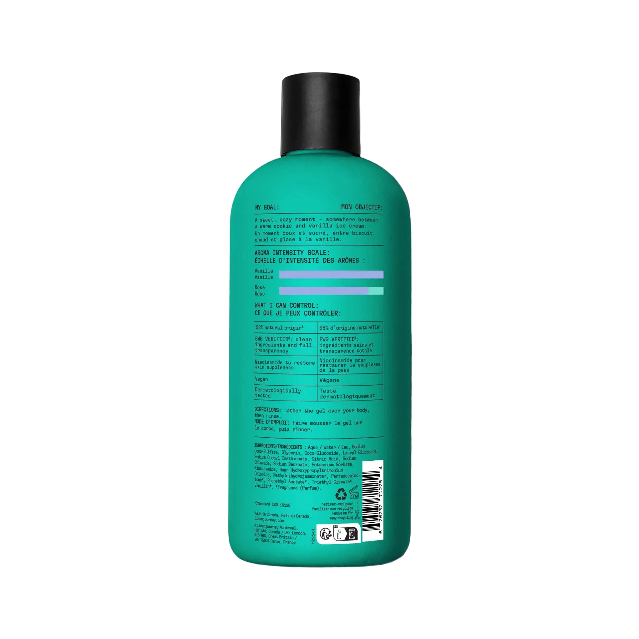cleanjourney Frosted Vanilla Shower Gel