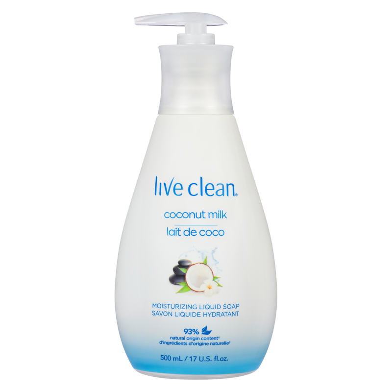 Live Clean Coconut Milk Liquid Hand Soap