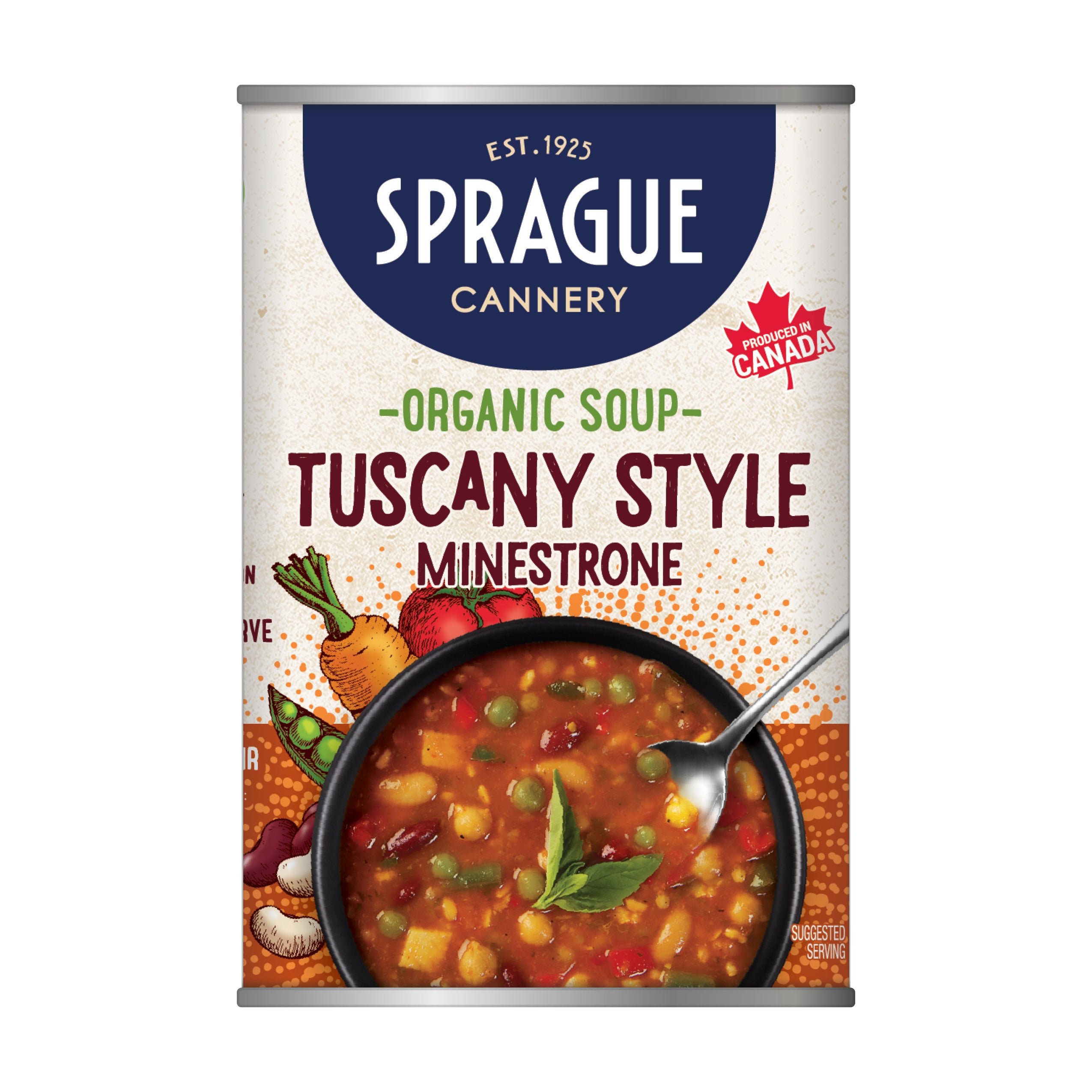 Sprague Organic Tuscany Minestrone Soup