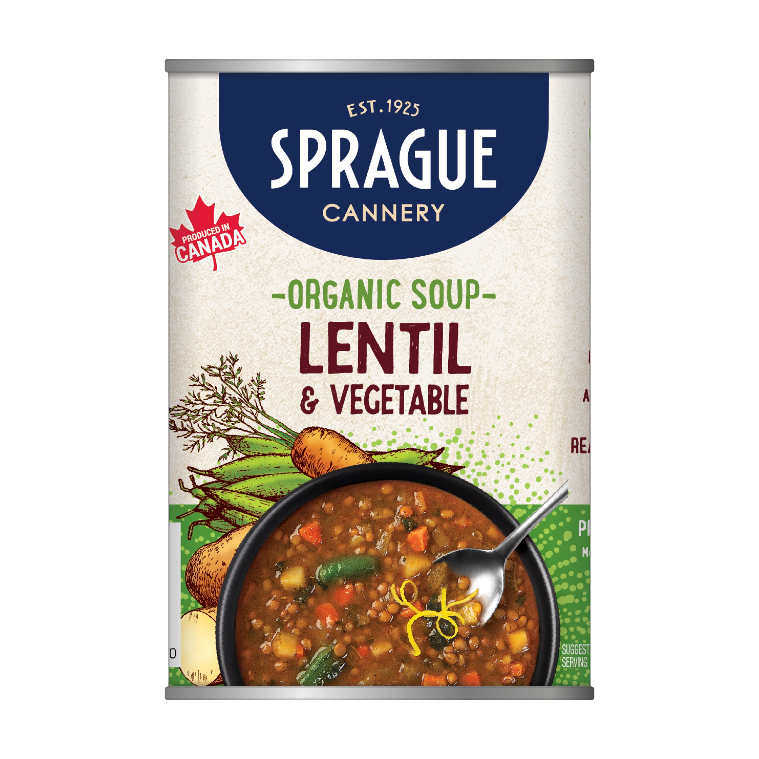 Sprague Organic Lentil & Vegetable Soup