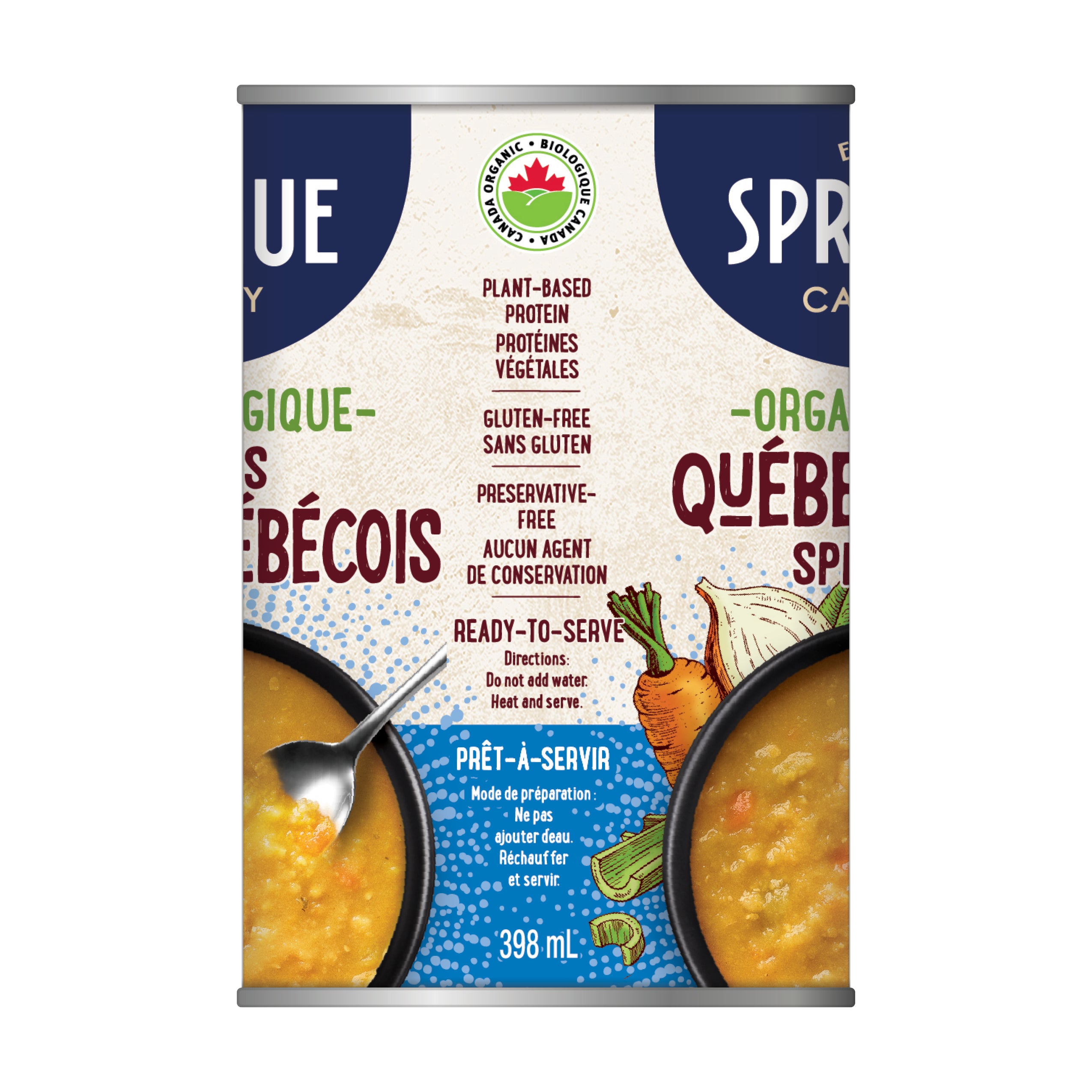 Sprague Organic Quebec Split Pea Soup
