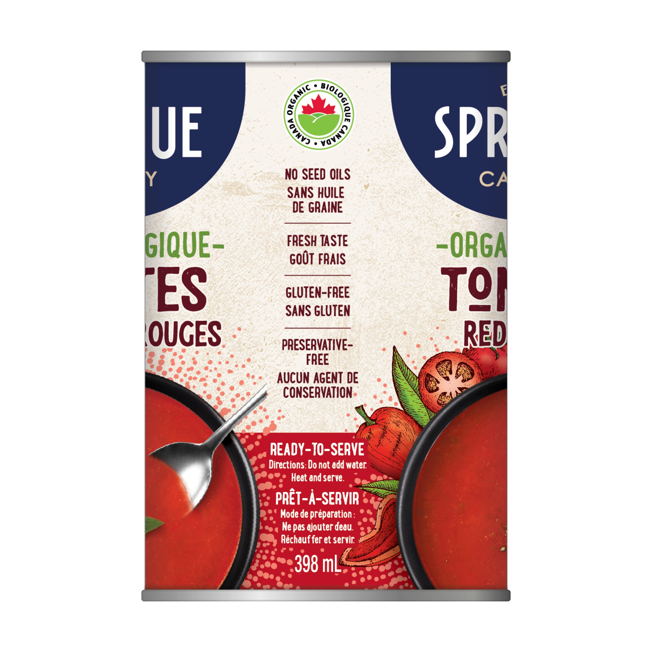 Sprague Organic Tomato & Re Pepper Soup