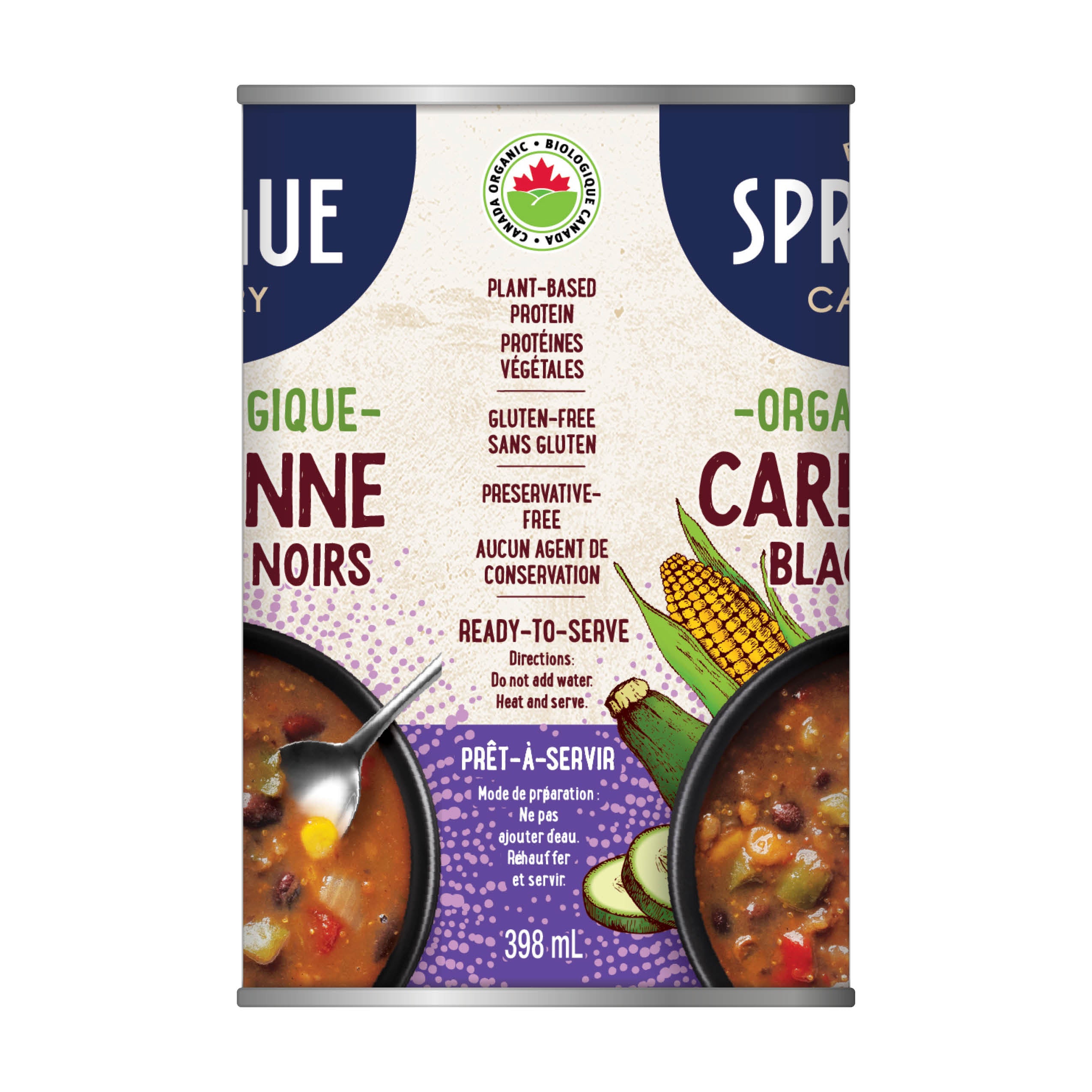 Sprague Organic Caribbean Black Bean Soup