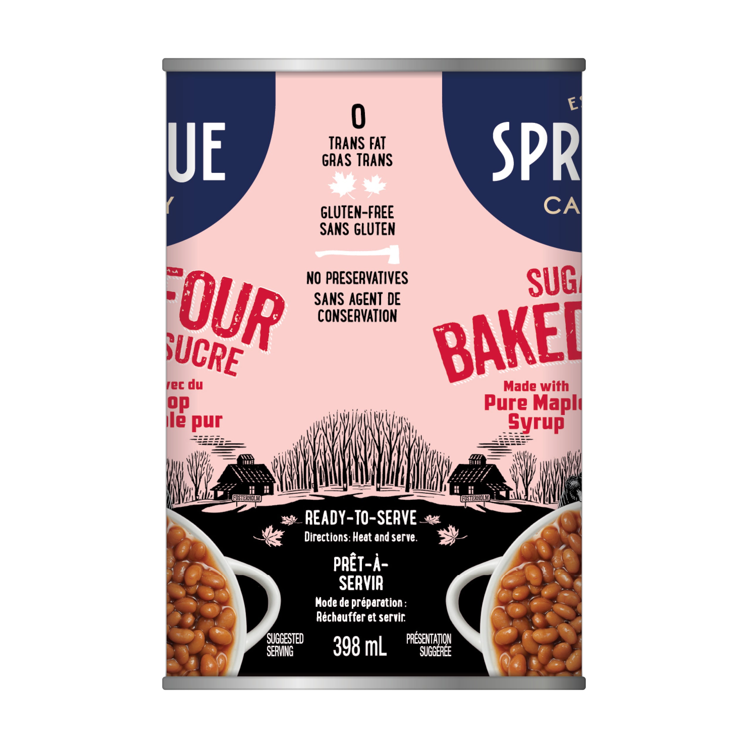 Sprague Sugarbush Baked Beans with Syrup