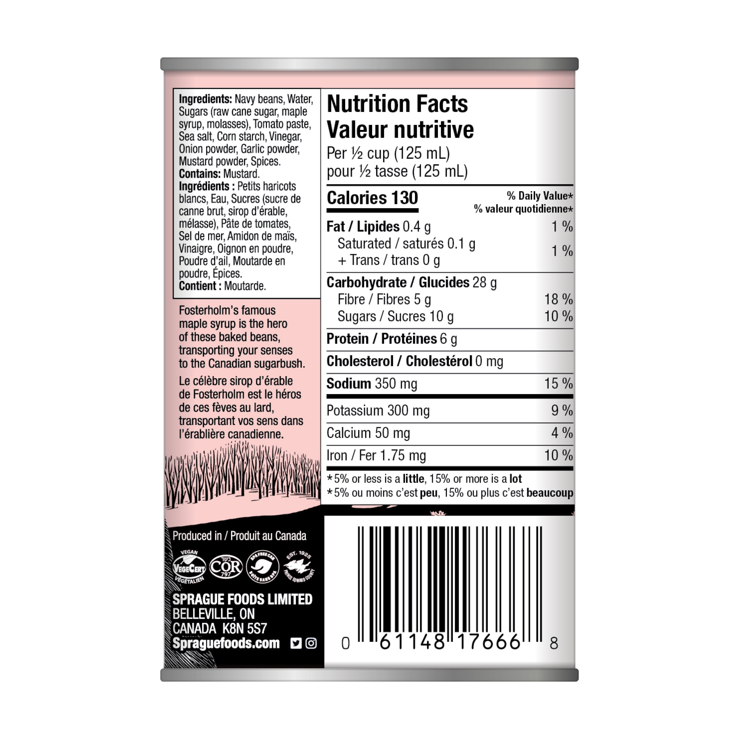 Sprague Sugarbush Baked Beans with Syrup