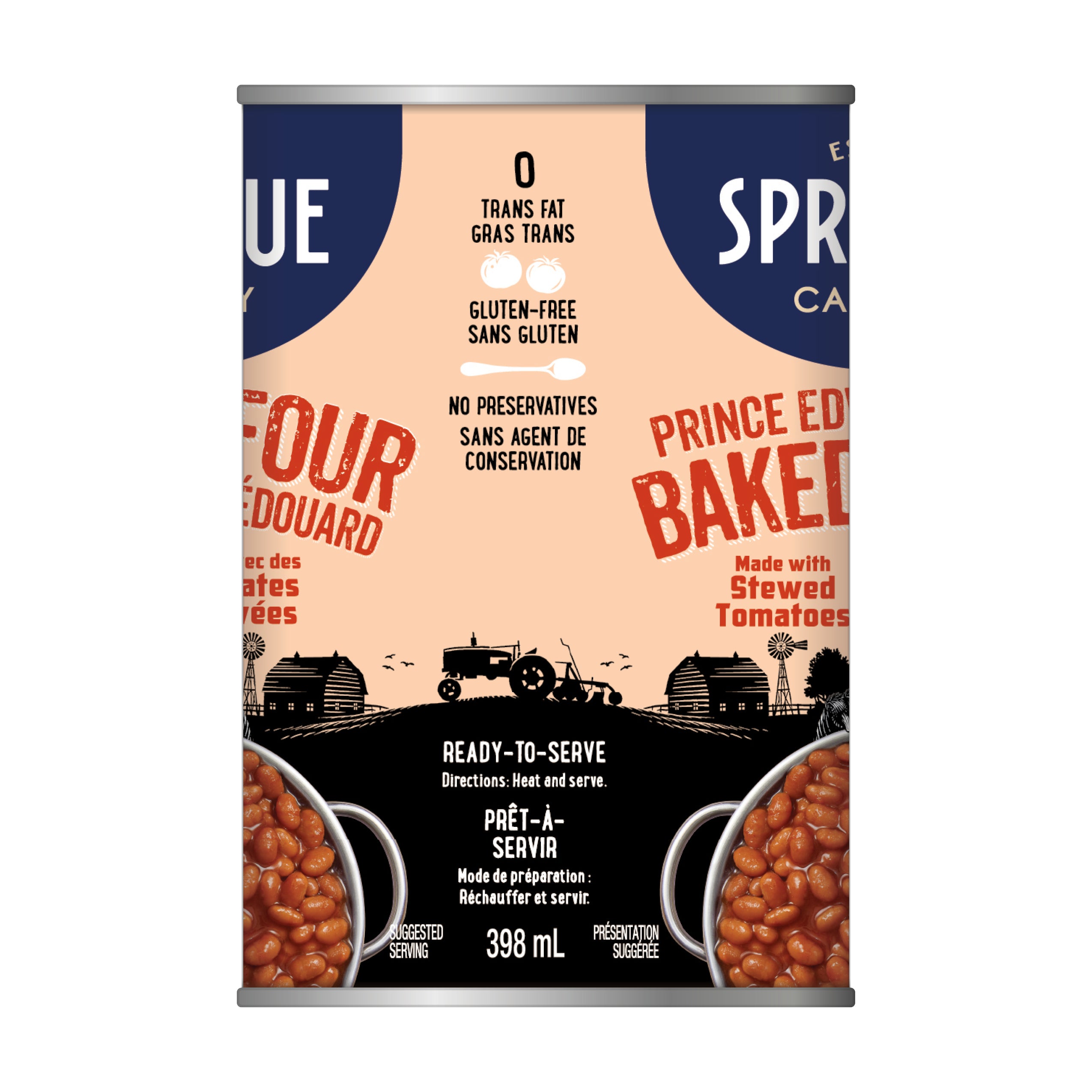Sprague Prince Edward County Baked Beans with Stewed Tomatoes