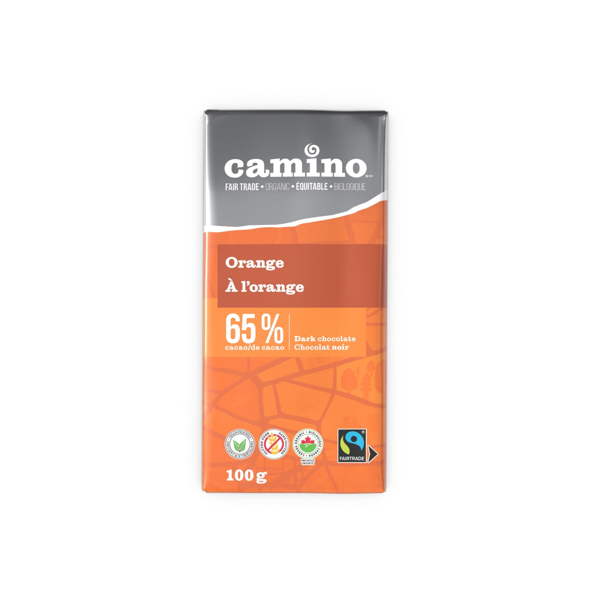 Organic 65% Orange Dark Chocolate
