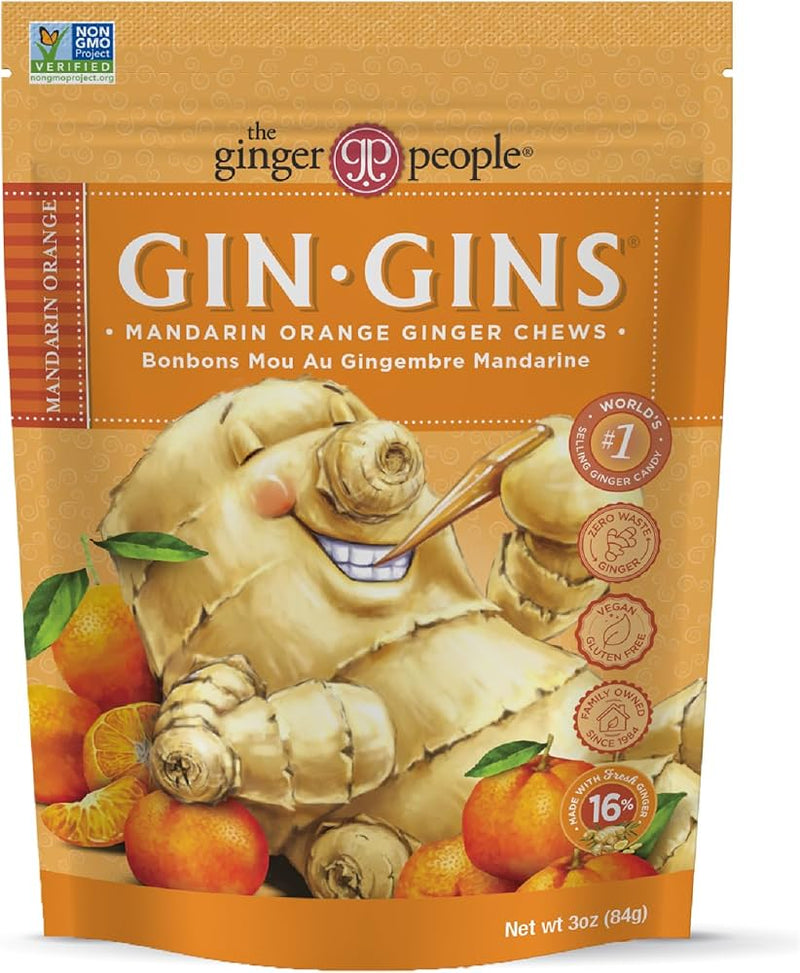 Mandarin Orange Ginger Chews