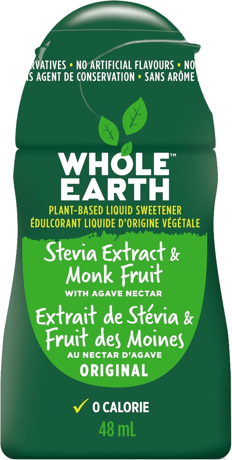 Stevia & Monkfruit with Agave Nectar Plant-Based Sweetener