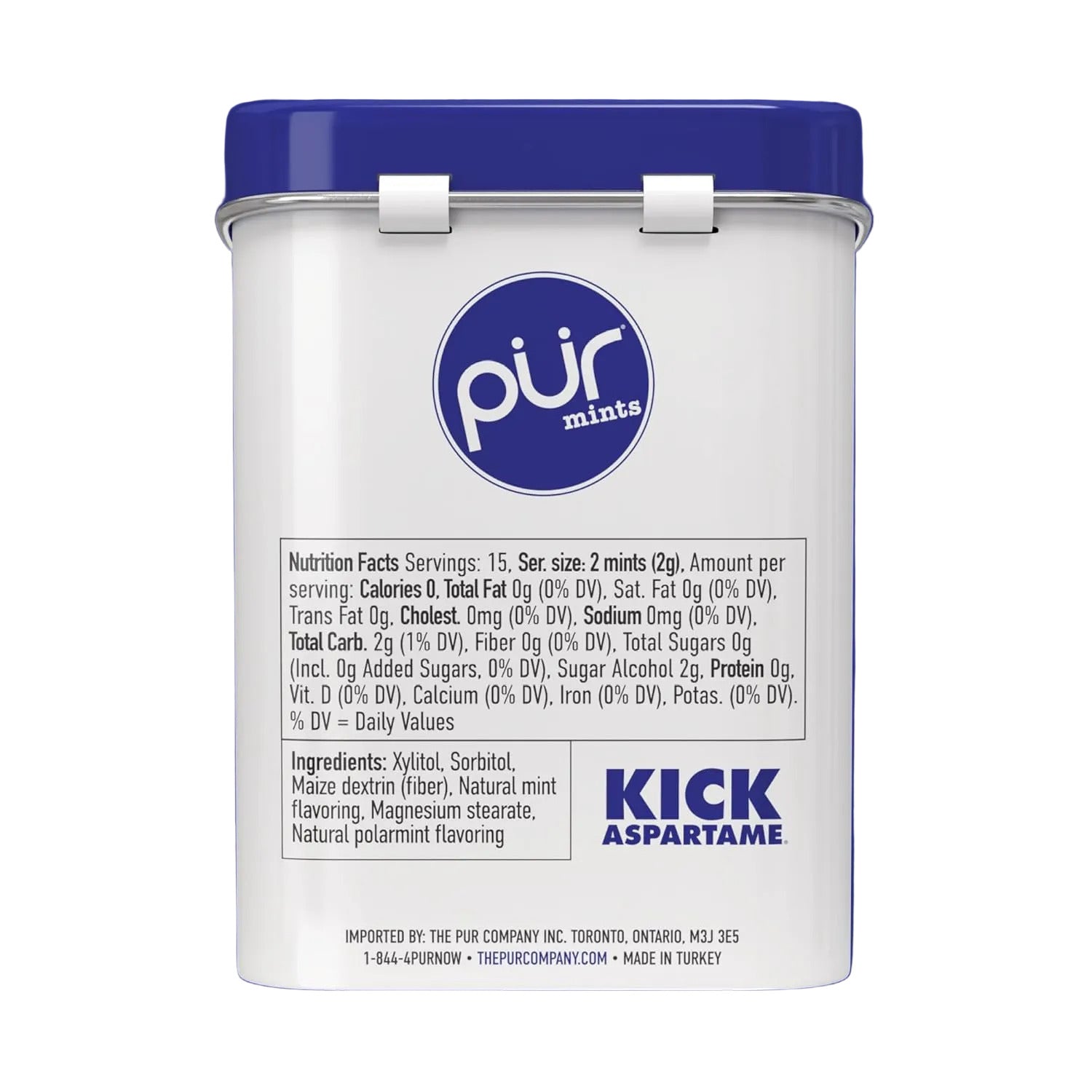 The Pur Company Inc. Polar Mint Aspartame-Free Mints