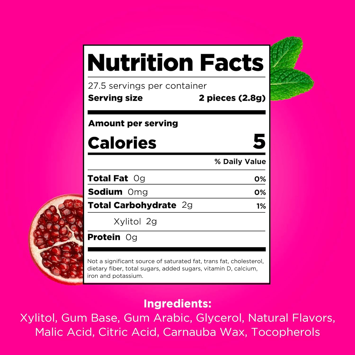 The Pur Company Inc. Pomegranate Mint Gum