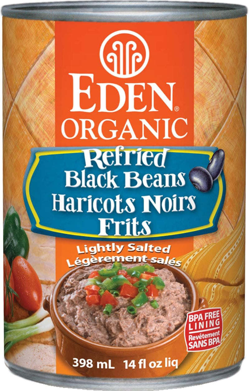 Organic Canned Refried Black Beans