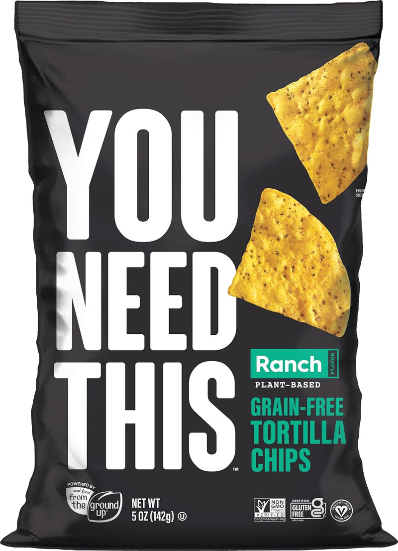 Plant-Based Ranch Tortilla Chips