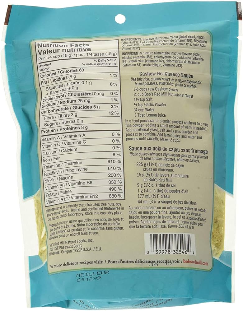 Nutritional Yeast With B12