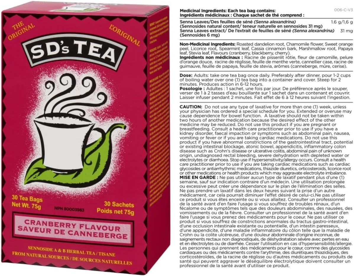 SD's Tea Cranberry Twist Tea