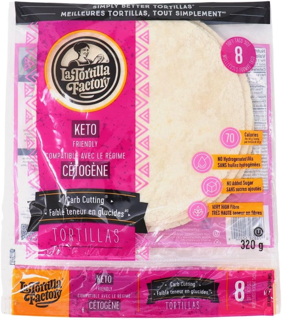 Keto Friendly Carb Cutting Tortillas