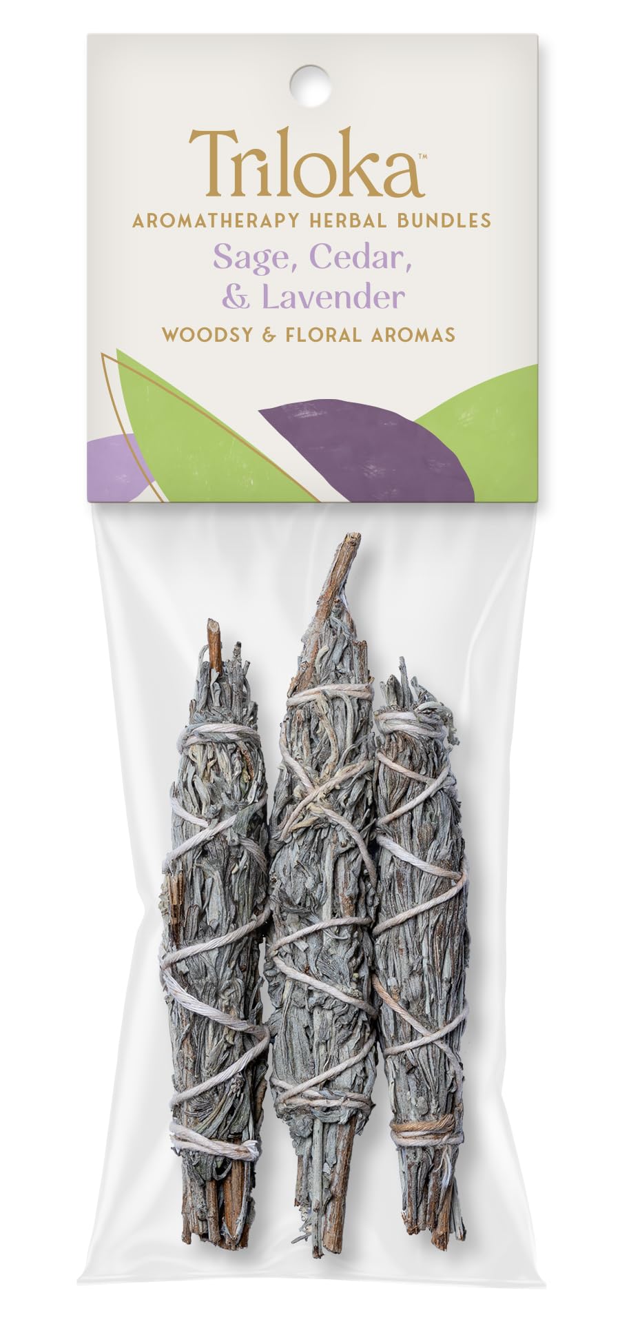 Sage Cedar Lavender Aroma Herbal Bundle