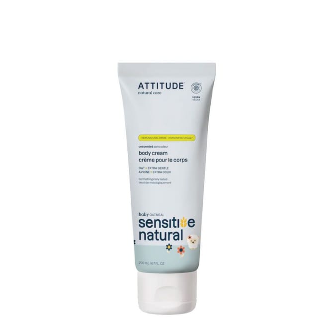Attitude Unscented Baby Body Cream