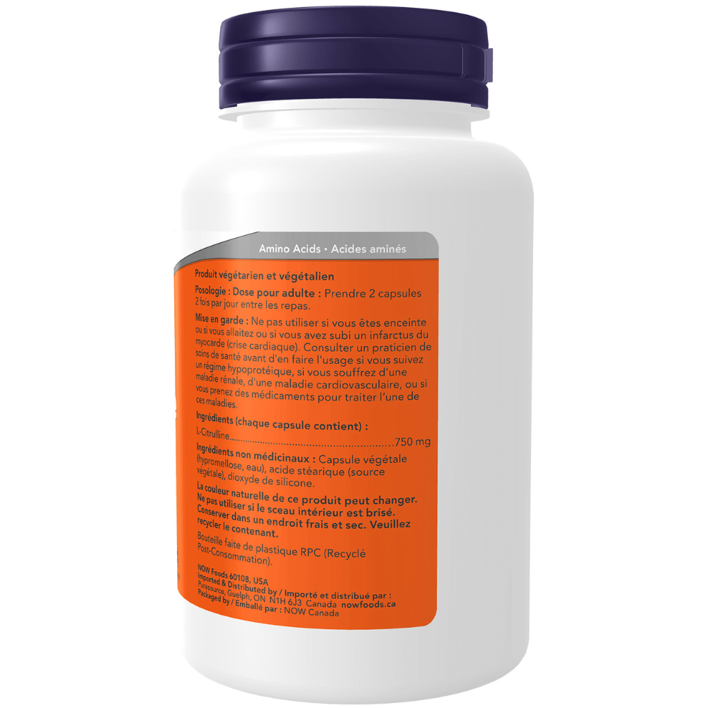 Now L-Citrulline - 750Mg