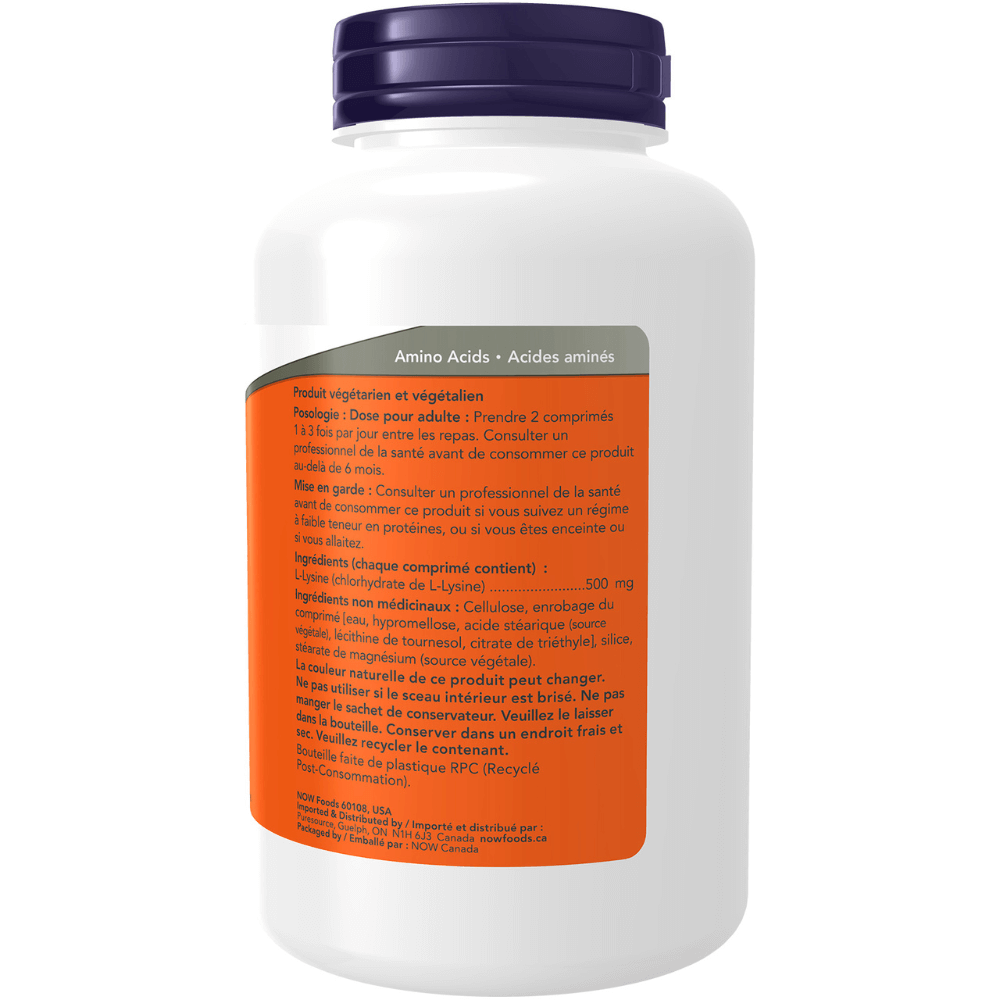 Now L-Lysine - 500Mg