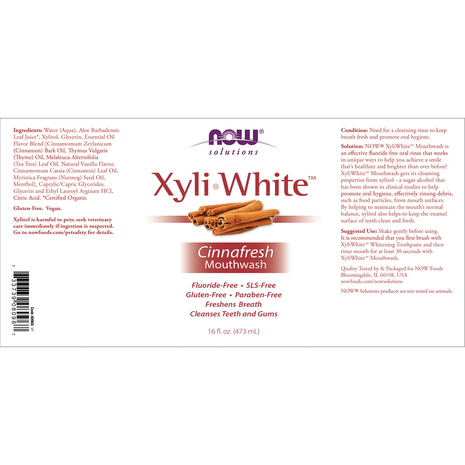 XyliWhite Cinnamon Mouthwash