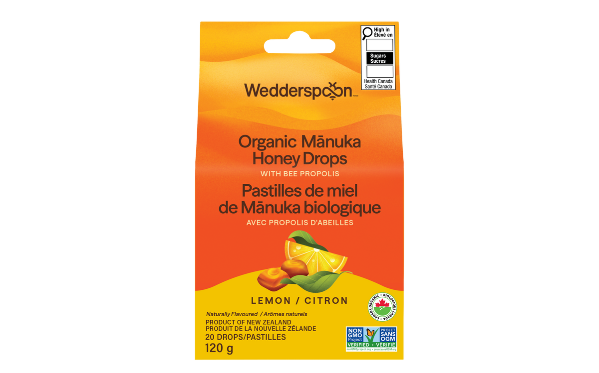 Wedderspoon Lemon Manuka Lozenges