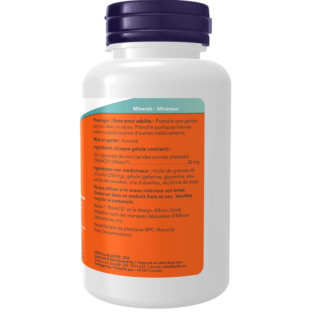 Now Zinc Glycinate - 30mg