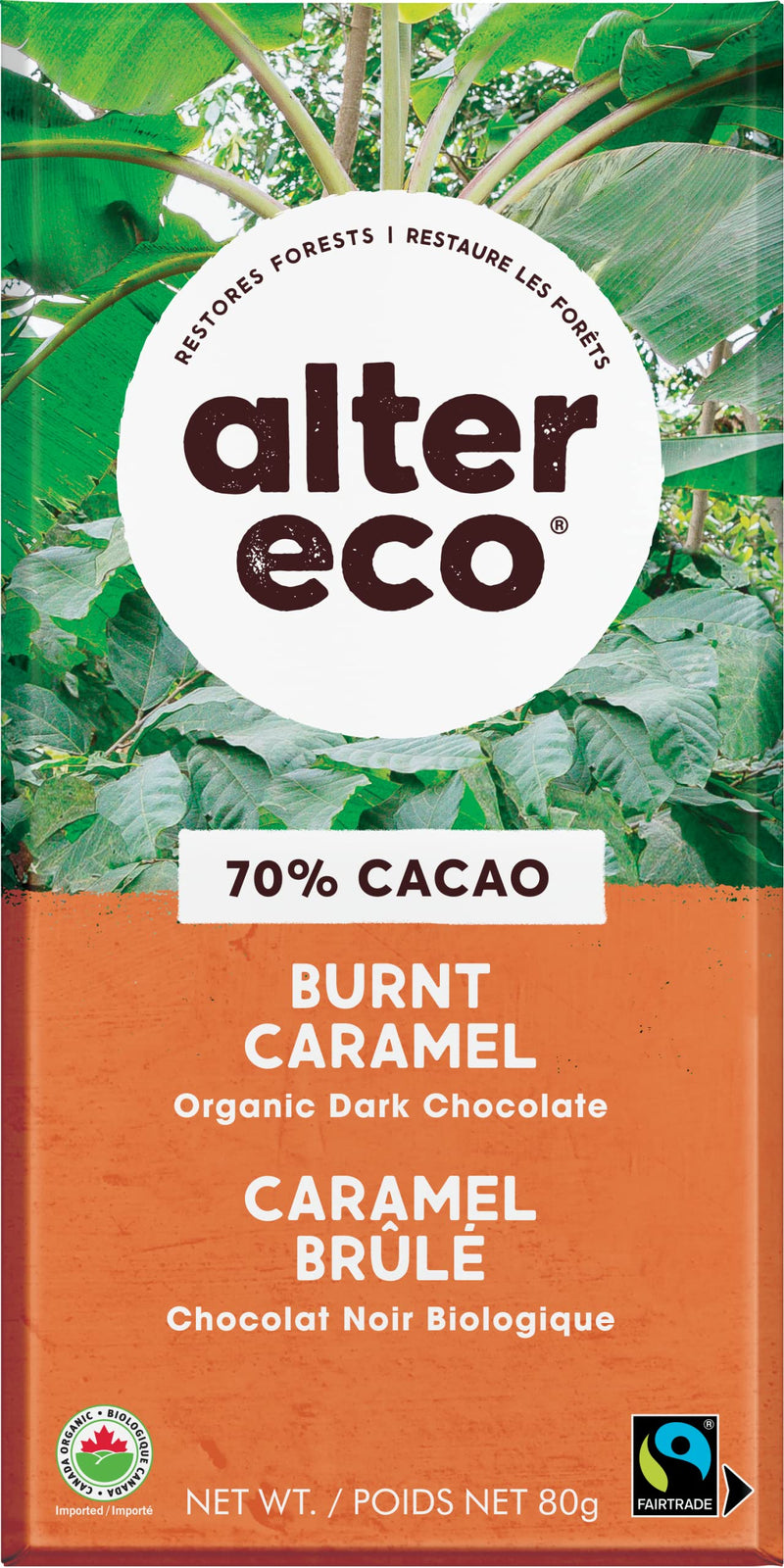 Burnt Caramel Organic Dark Chocolate