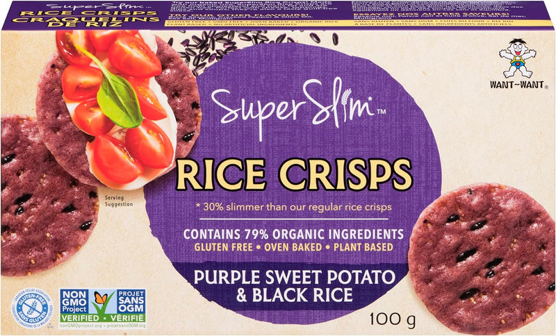Super Slim Purple Sweet Potato Rice Crisps