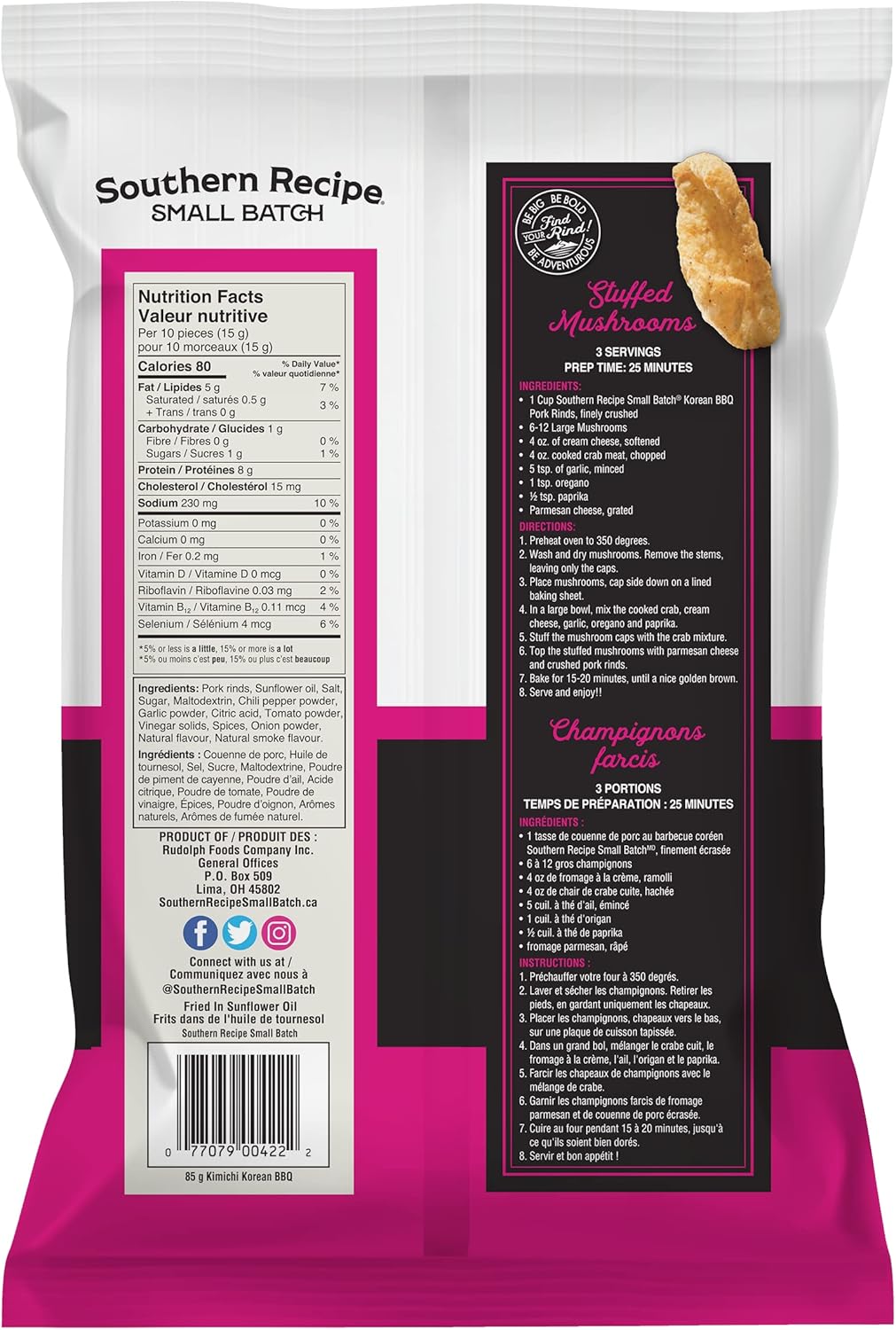 Southern Recipe Korean BBQ Pork Rinds