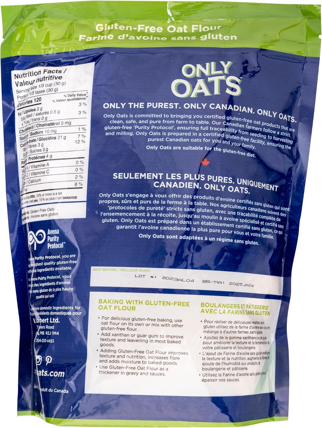 Only Oats Gluten Free Oat Flour