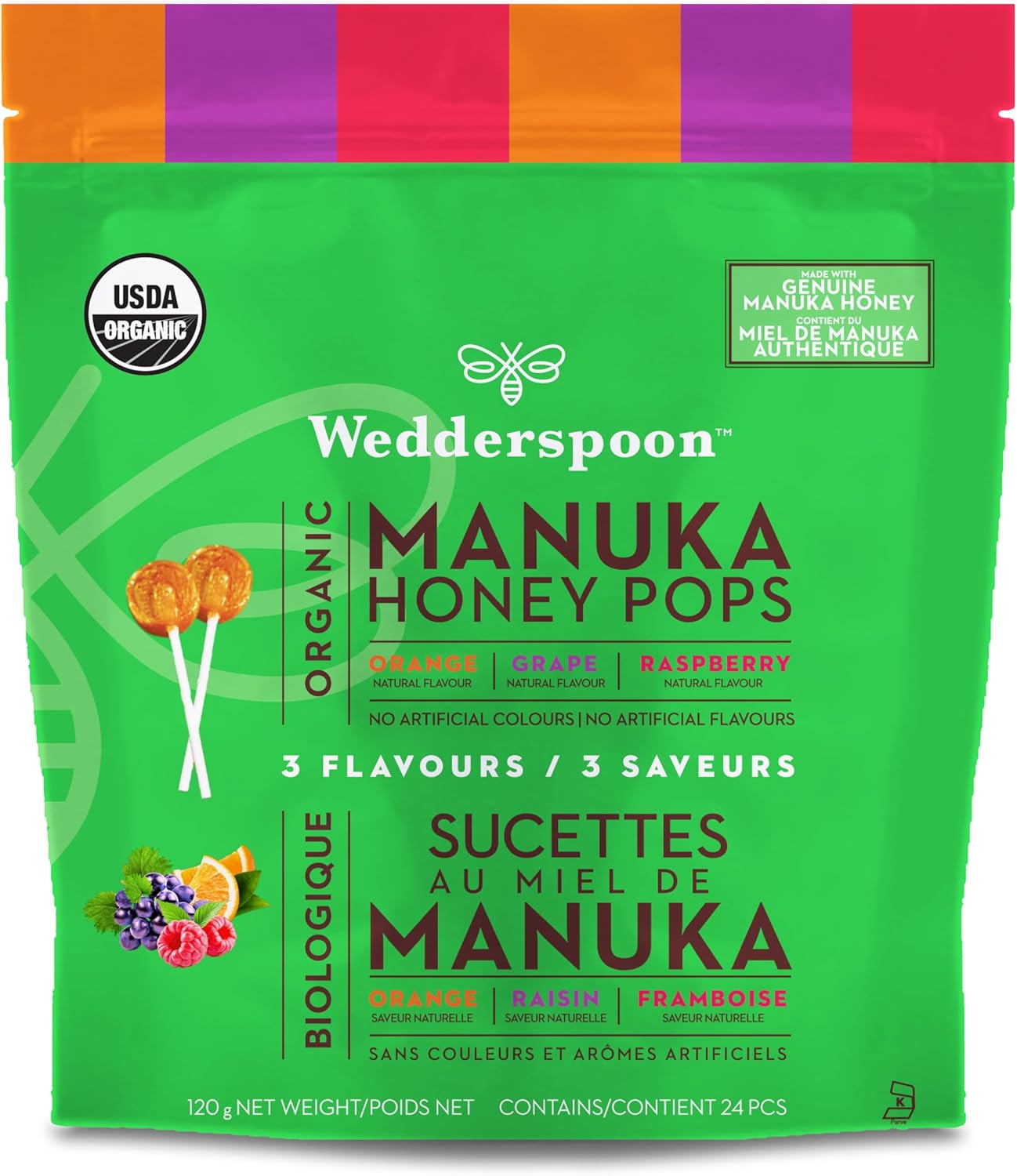 Organic Assorted Manuka Pops