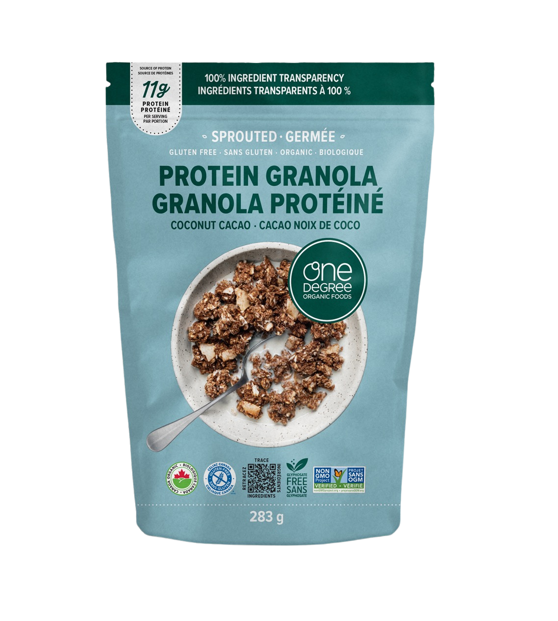 One Degree Organic Gluten-Free Coconut Cacao Protein Granola