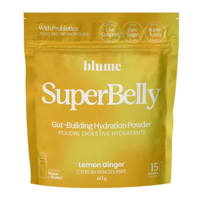 Lemon Ginger SuperBelly Gut-Building Hydration Powder
