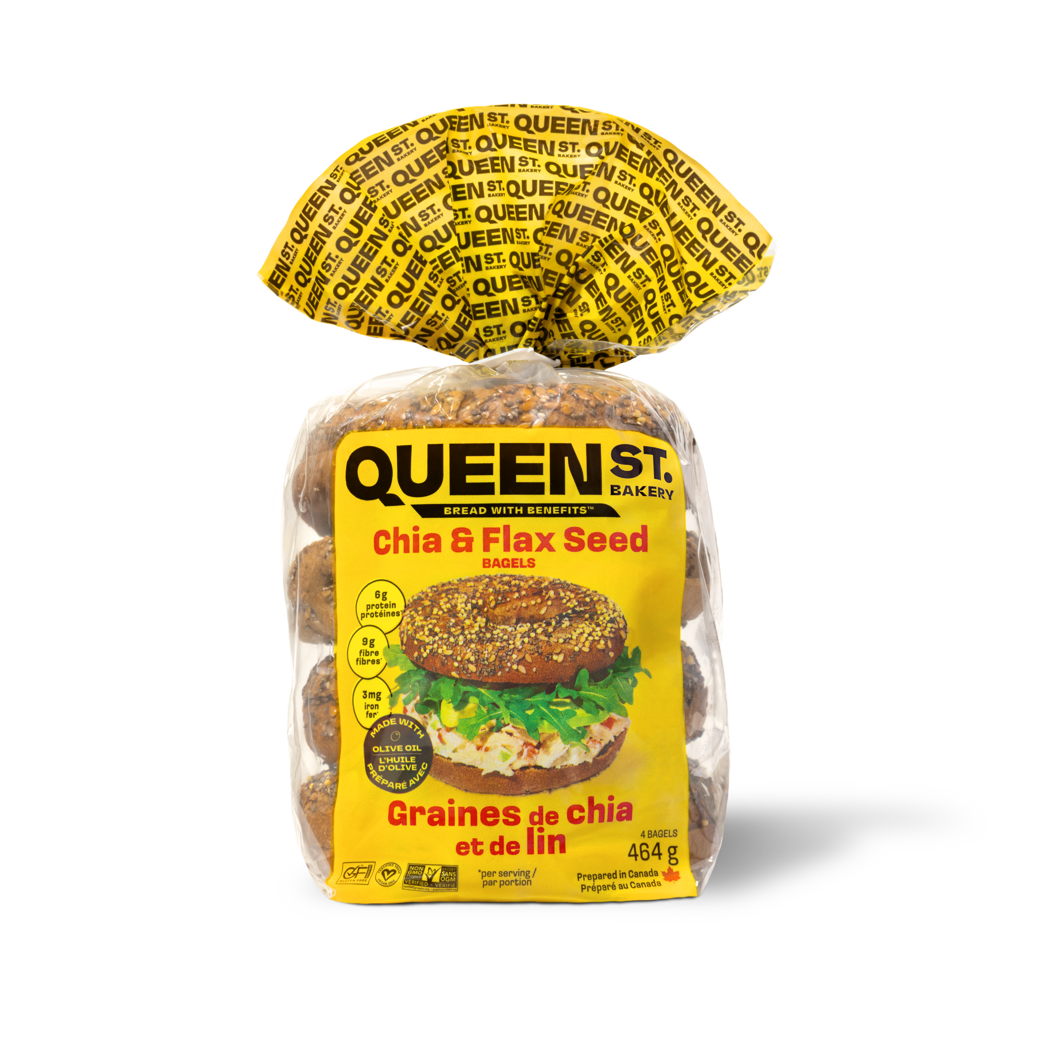 Queen St. Bakery Chia + Flax Superfood Bagel