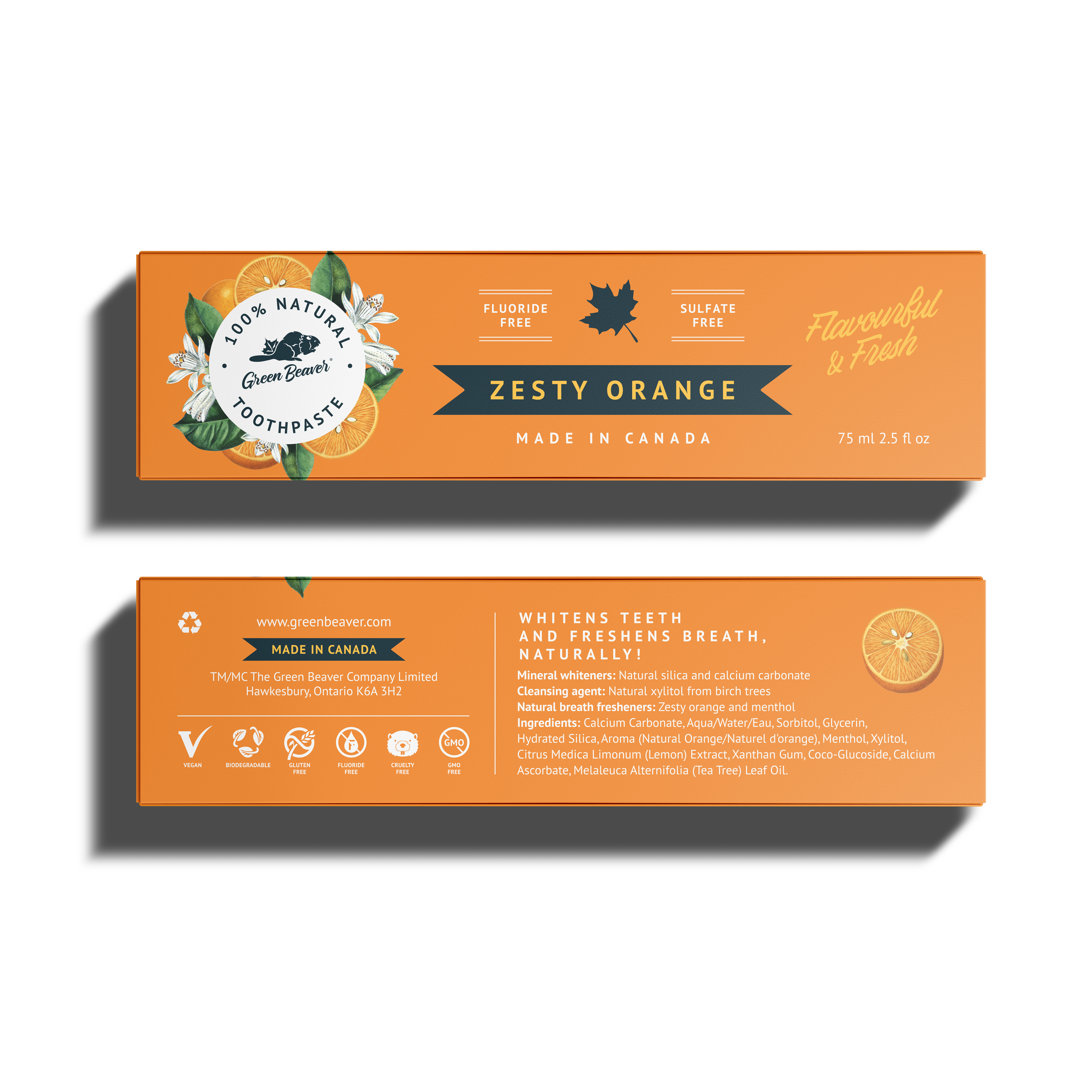 Green Beaver Zesty Orange Toothpaste